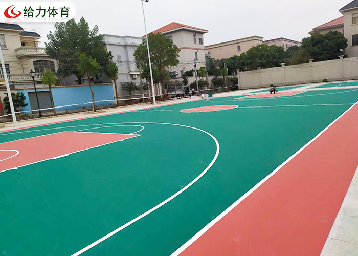 彩色籃球場造價